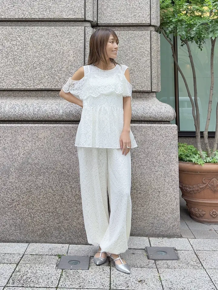 GRACE CONTINENTAL yukimi yonee コーディネート画像