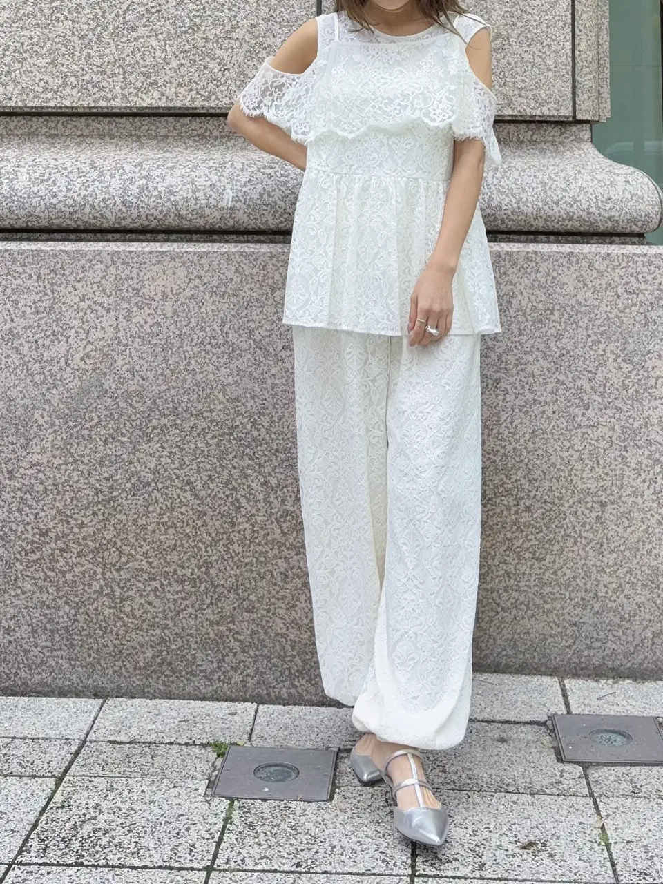 GRACE CONTINENTAL yukimi yonee コーディネート画像