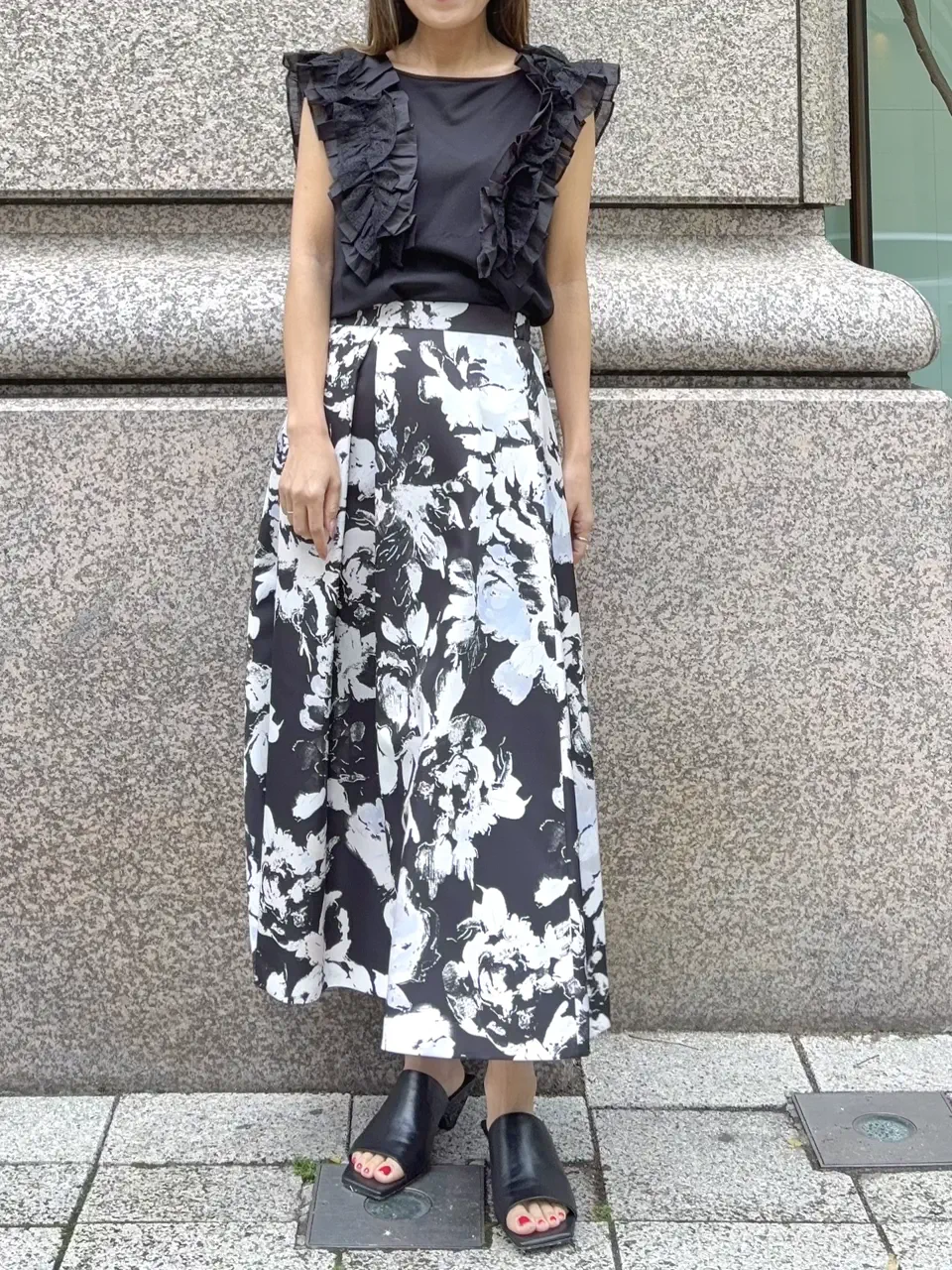 GRACE CONTINENTAL yukimi yonee コーディネート画像