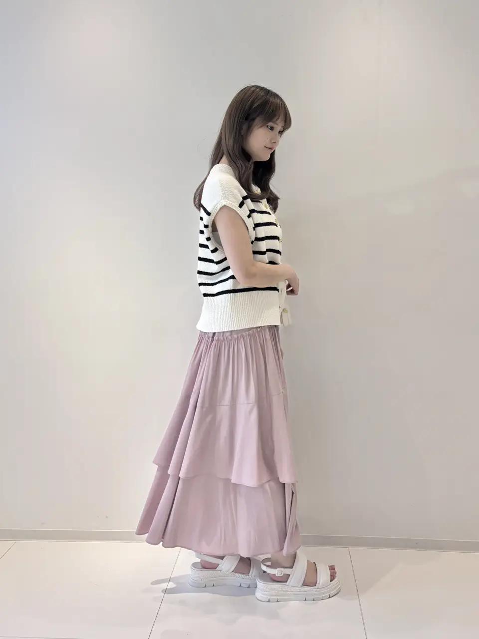 GRACE CONTINENTAL adachi miyuki コーディネート画像