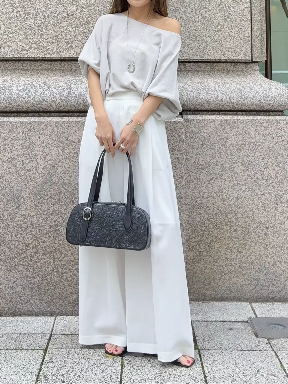 GRACE CONTINENTAL yukimi yonee コーディネート画像