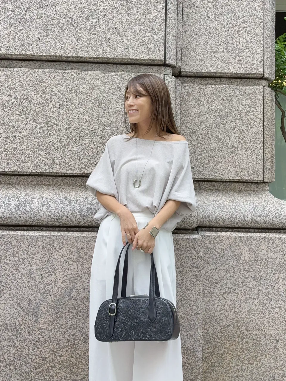 GRACE CONTINENTAL yukimi yonee コーディネート画像