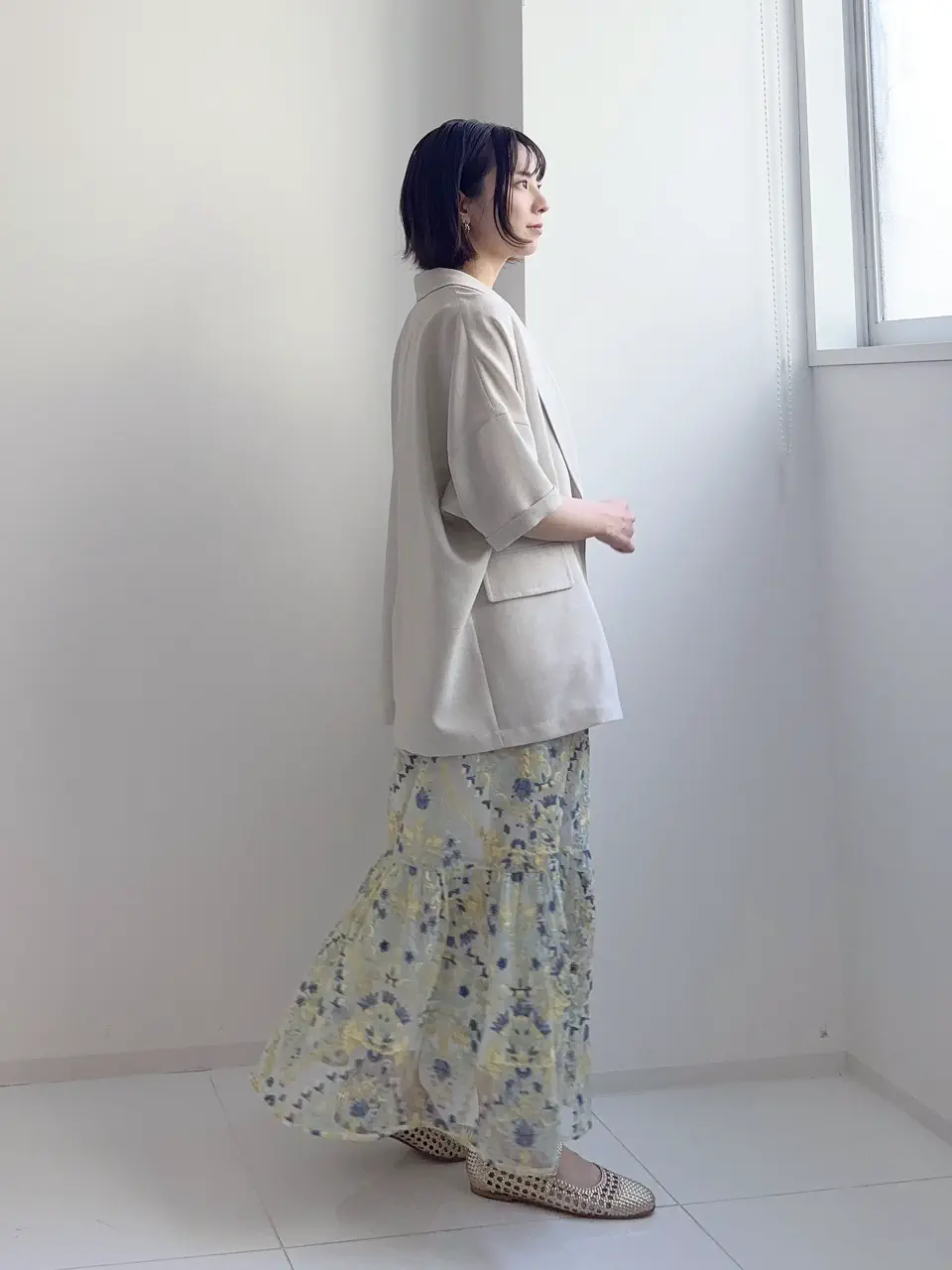 GRACE CONTINENTAL Hikaru Okada コーディネート画像