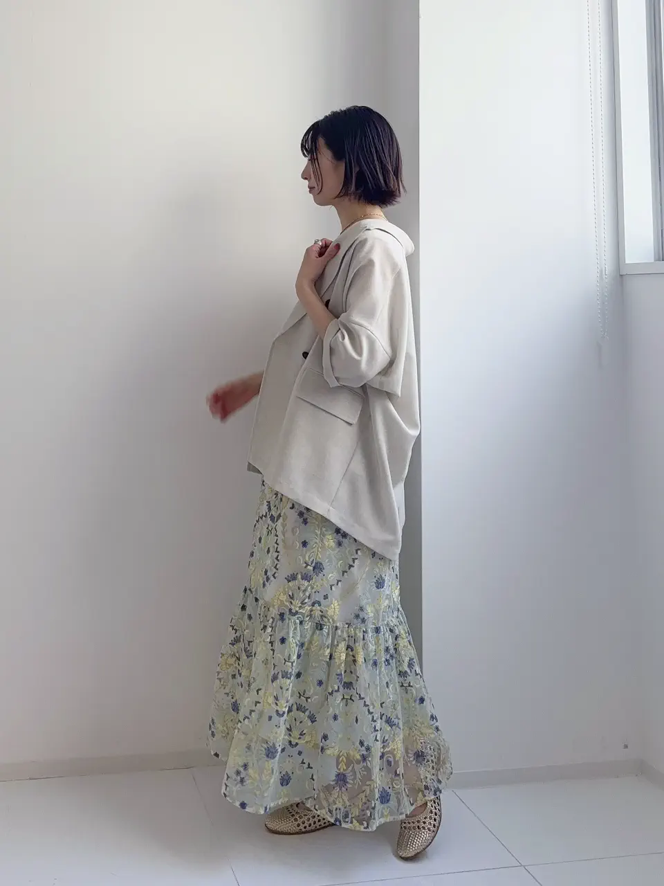 GRACE CONTINENTAL Hikaru Okada コーディネート画像