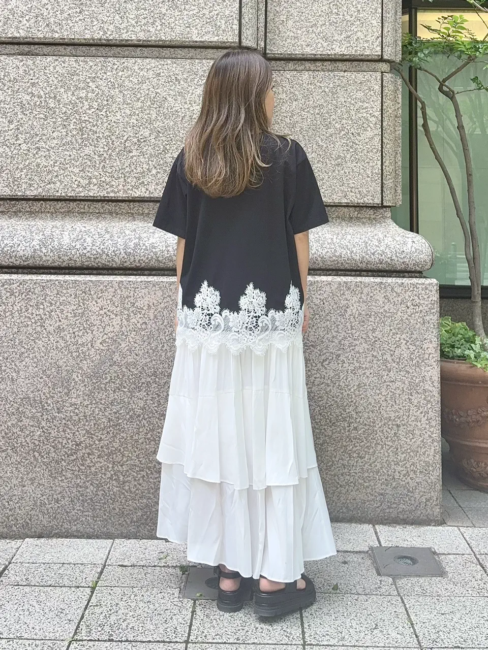 GRACE CONTINENTAL yukimi yonee コーディネート画像