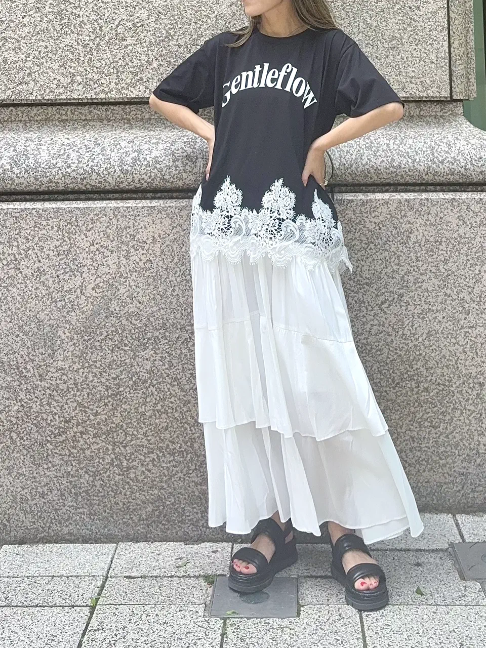 GRACE CONTINENTAL yukimi yonee コーディネート画像