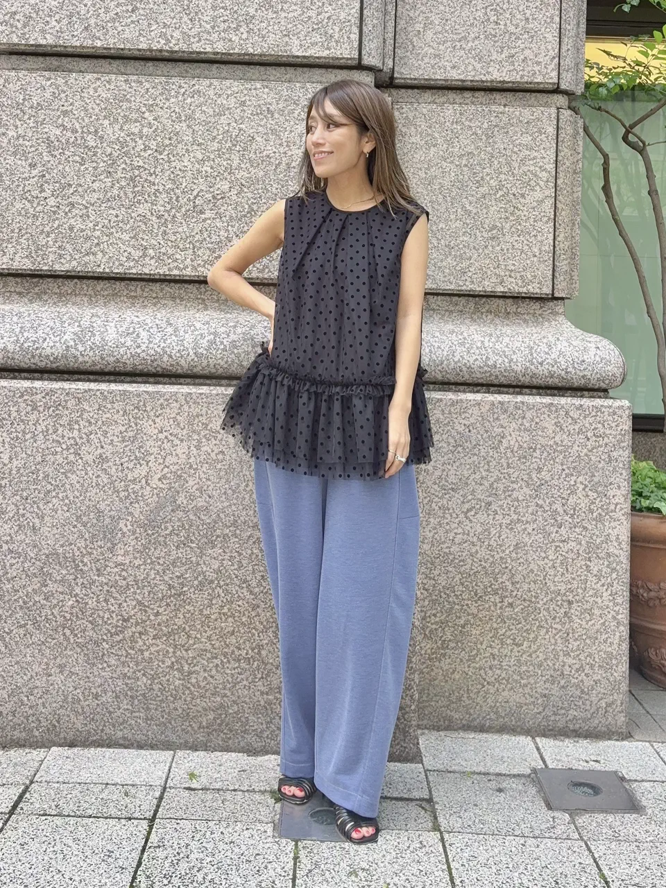 GRACE CONTINENTAL yukimi yonee コーディネート画像