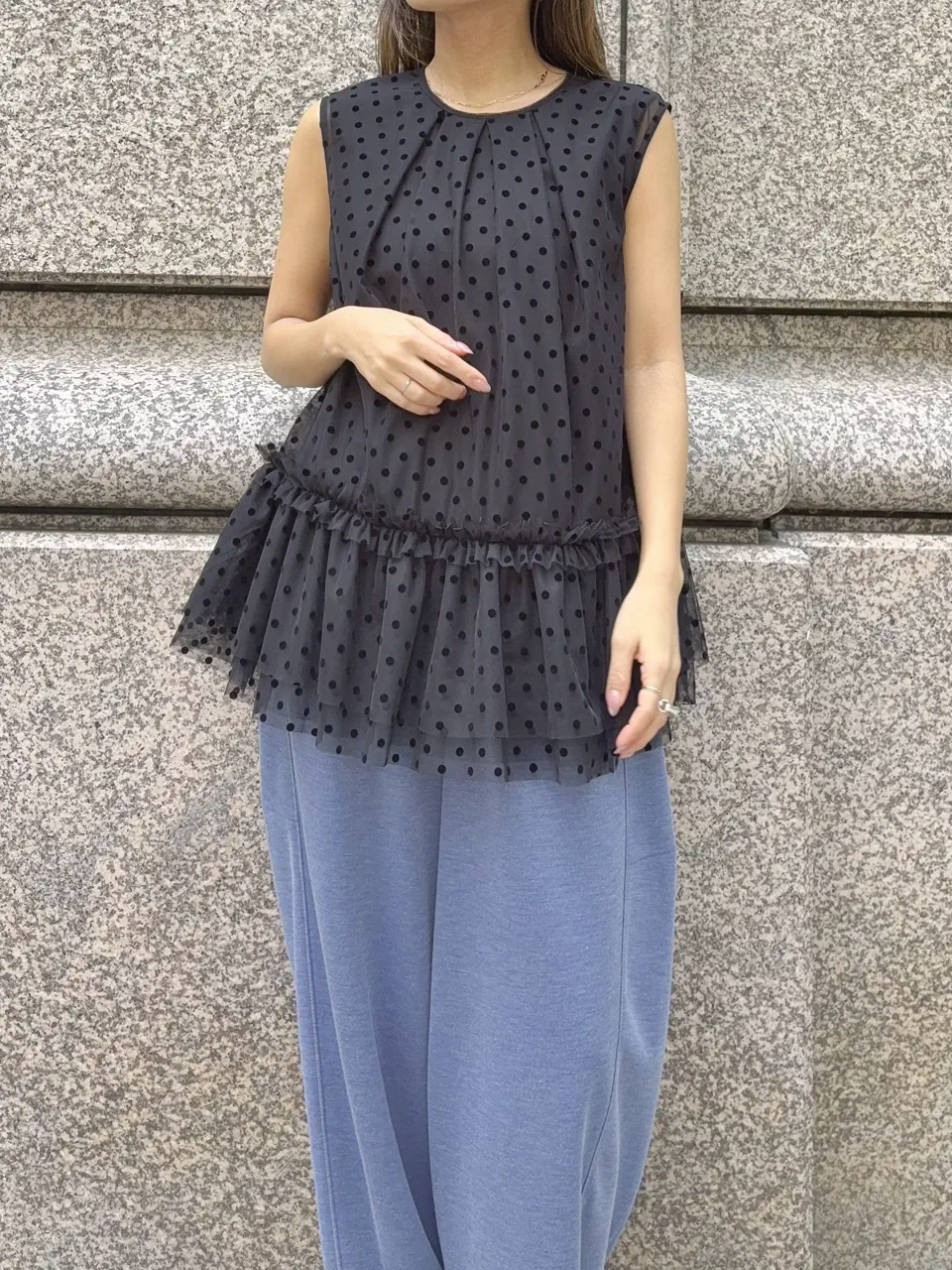 GRACE CONTINENTAL yukimi yonee コーディネート画像