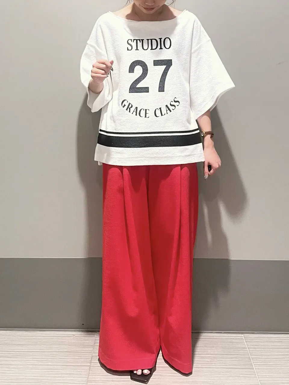 GRACE CONTINENTAL 細川　もなみ コーディネート画像