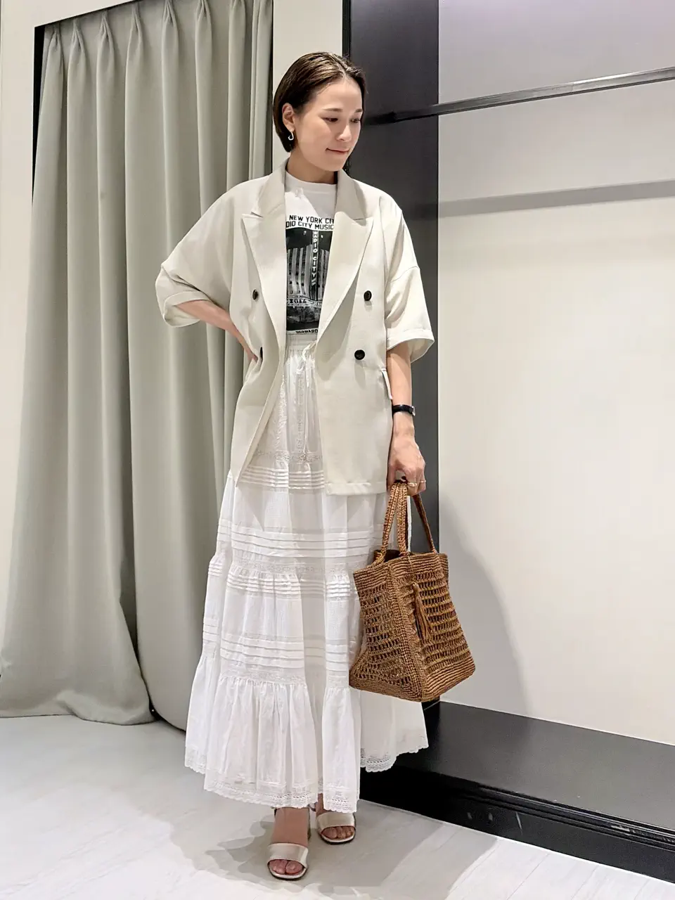 亀田 未希 コーディネート画像