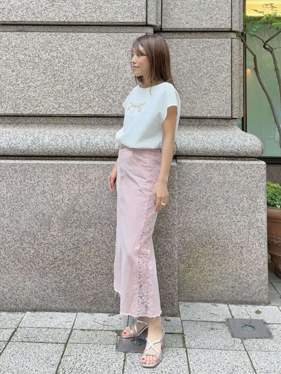 GRACE CONTINENTAL yukimi yonee コーディネート画像