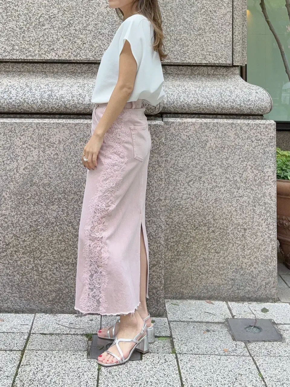 GRACE CONTINENTAL yukimi yonee コーディネート画像