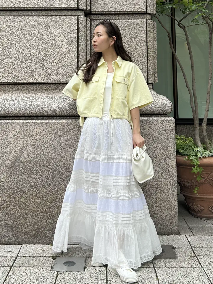 GRACE CONTINENTAL ERINA KATO コーディネート画像