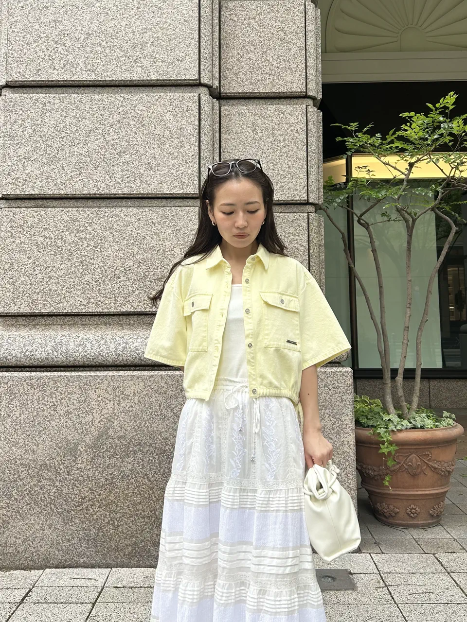 GRACE CONTINENTAL ERINA KATO コーディネート画像
