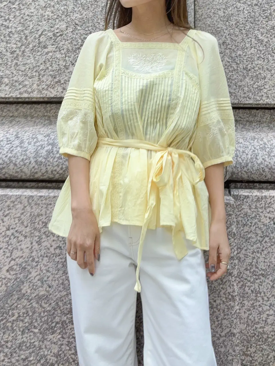 GRACE CONTINENTAL yukimi yonee コーディネート画像