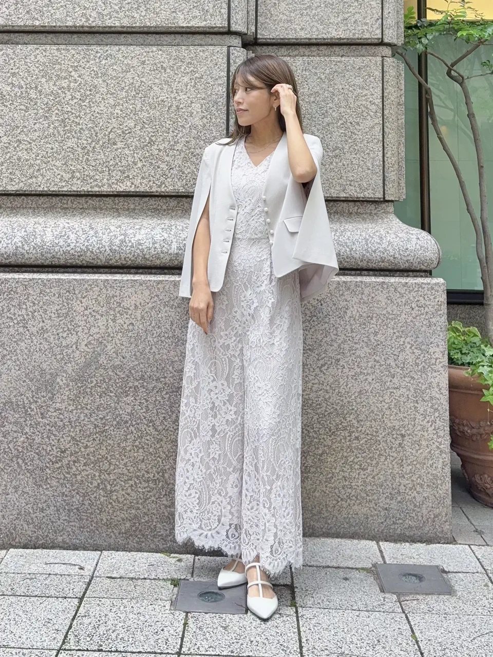 GRACE CONTINENTAL yukimi yonee コーディネート画像