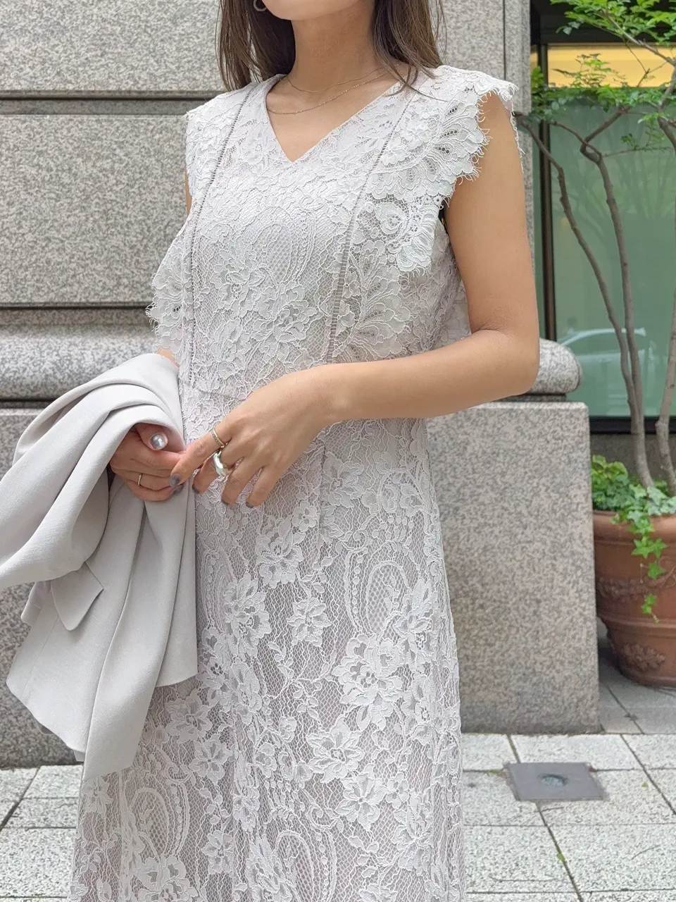 GRACE CONTINENTAL yukimi yonee コーディネート画像