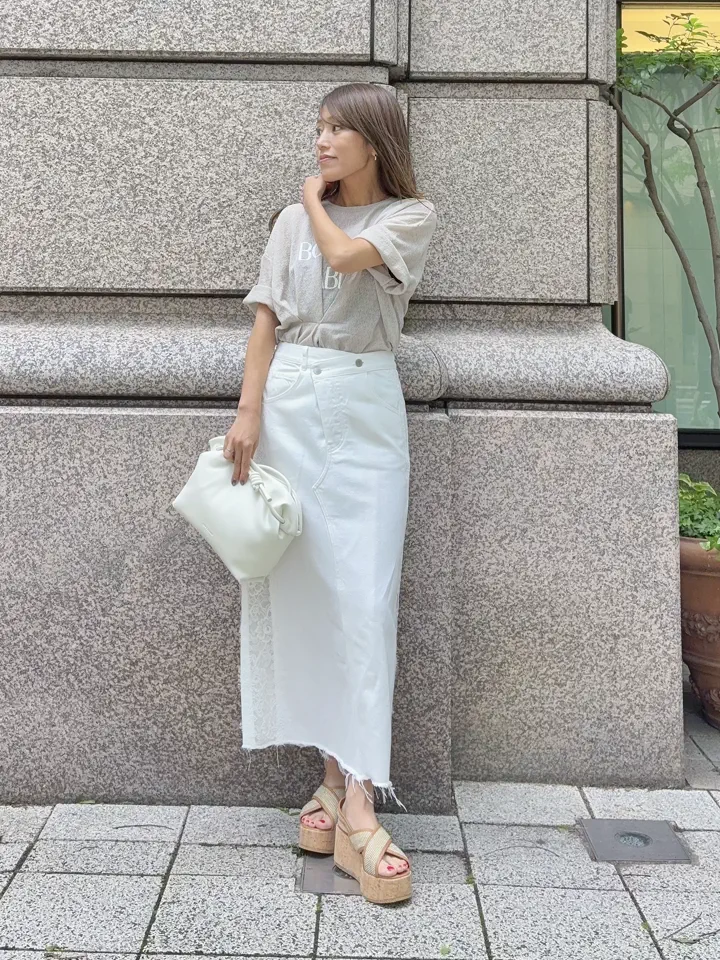 GRACE CONTINENTAL yukimi yonee コーディネート画像