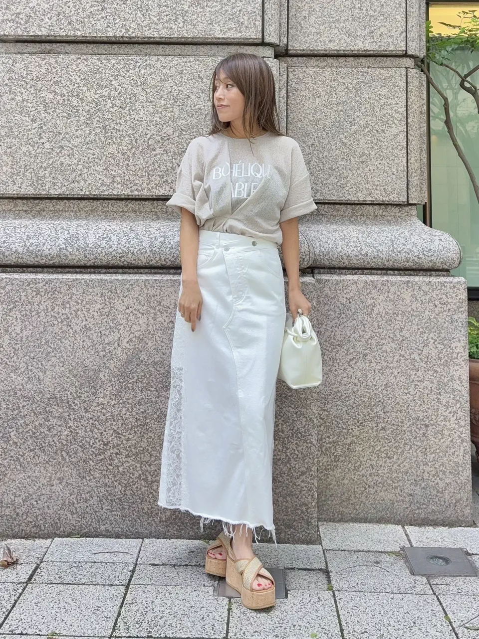 GRACE CONTINENTAL yukimi yonee コーディネート画像