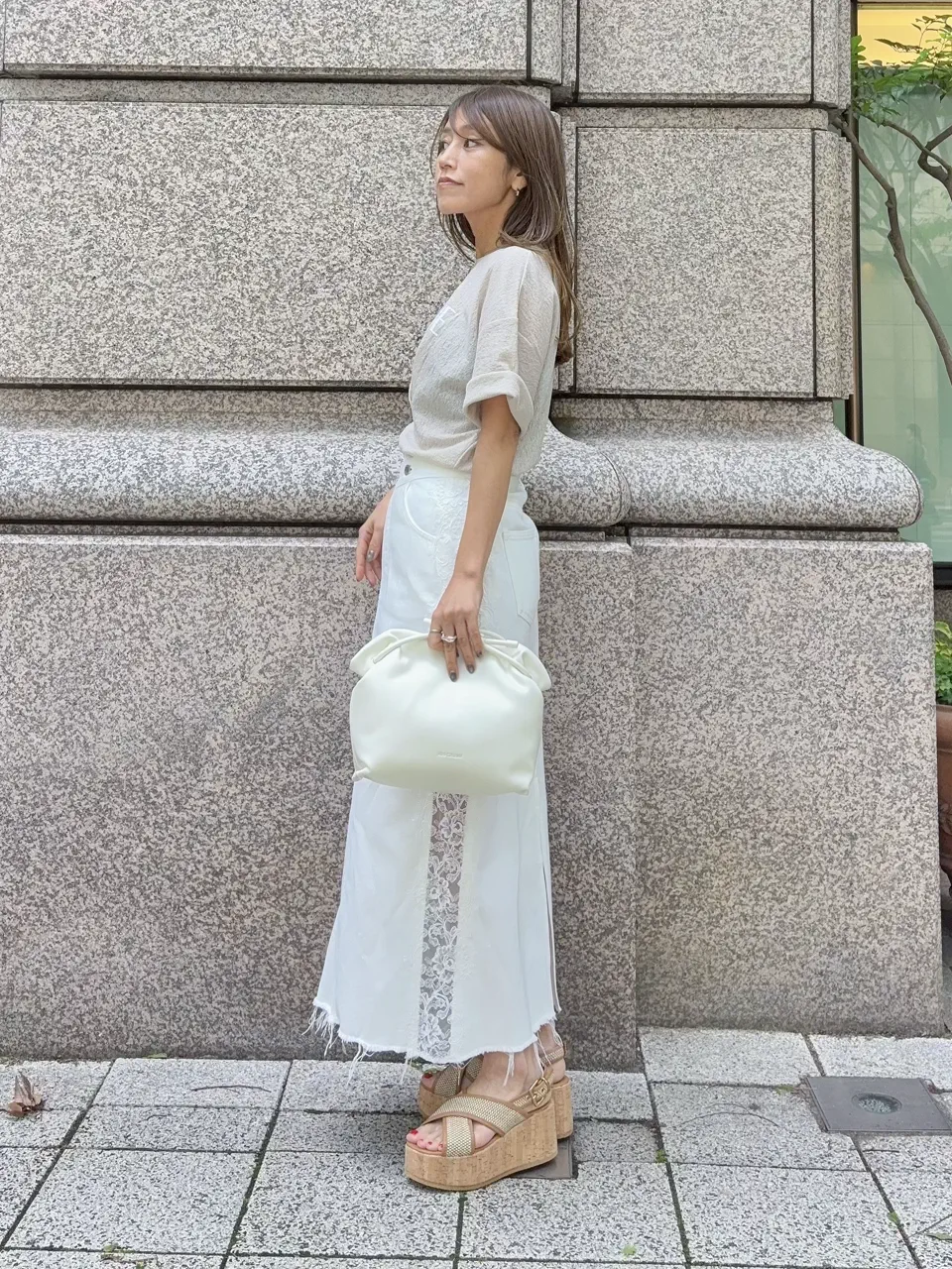 GRACE CONTINENTAL yukimi yonee コーディネート画像