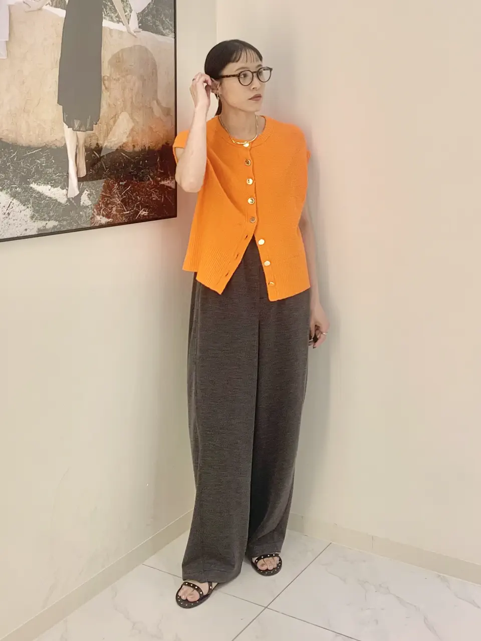  haruka iwasaki コーディネート画像