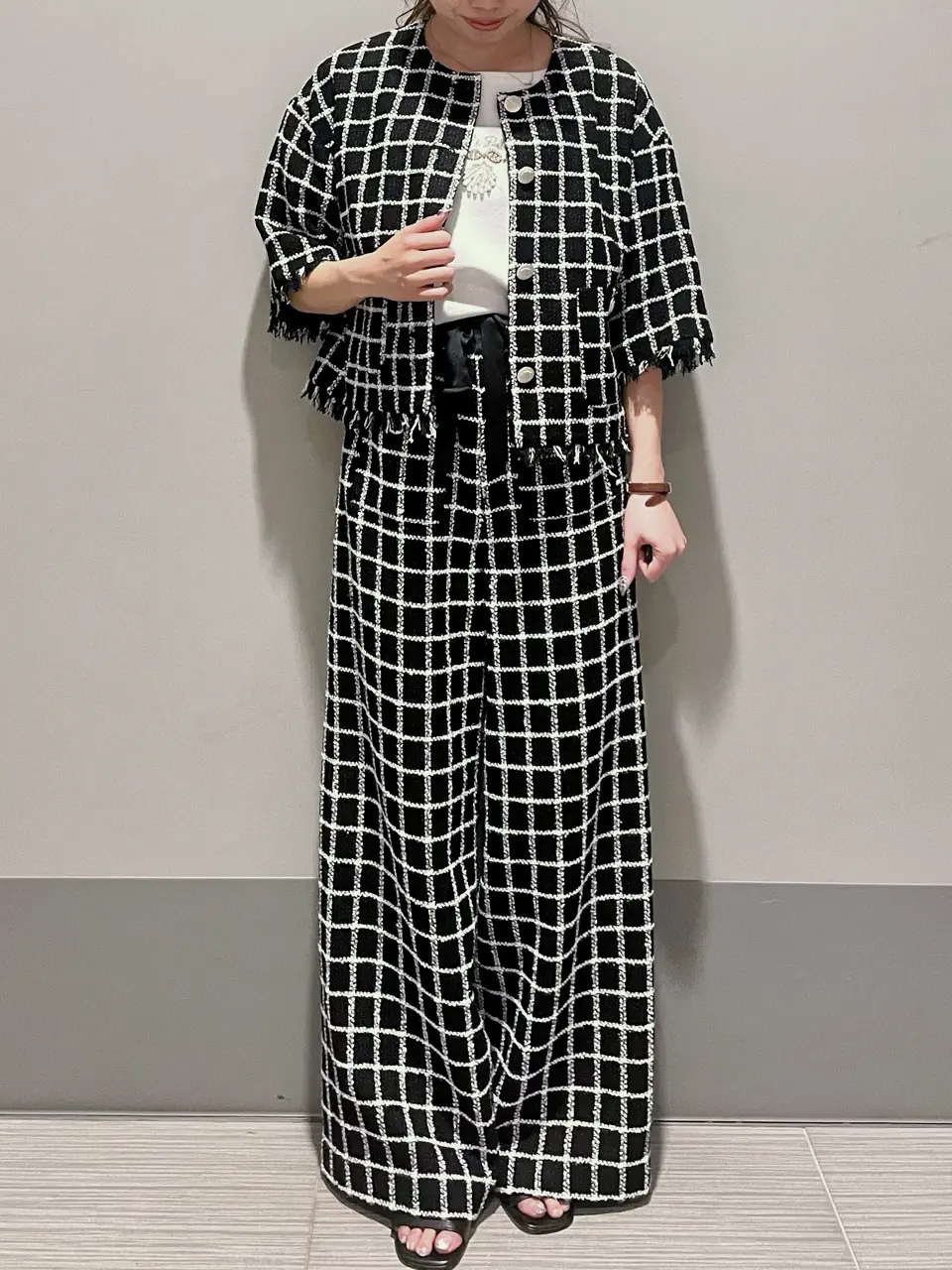 GRACE CONTINENTAL 細川　もなみ コーディネート画像