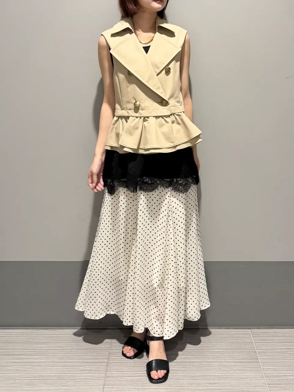 GRACE CONTINENTAL MORITA AI コーディネート画像
