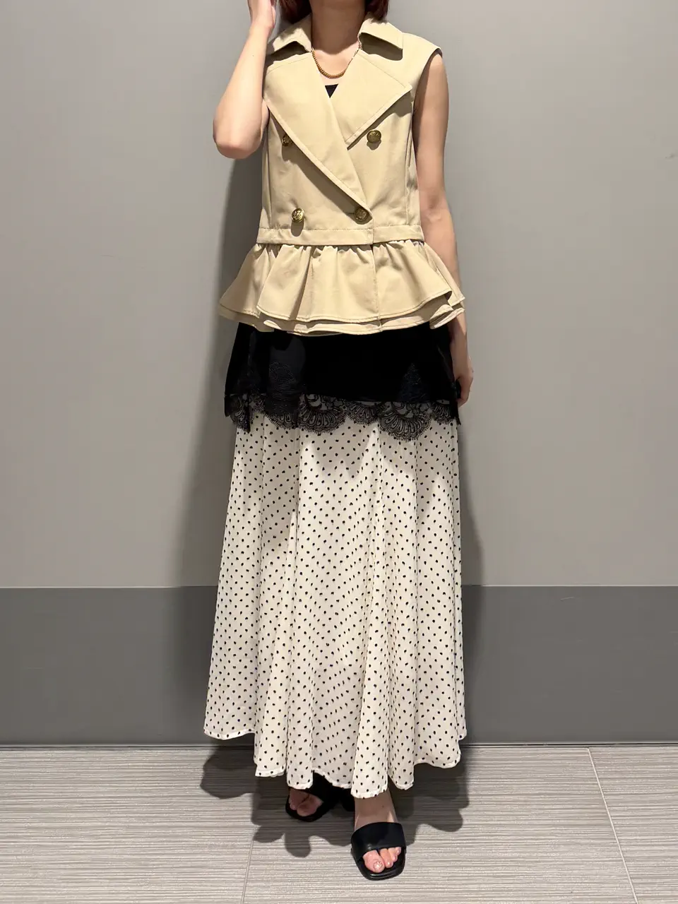 GRACE CONTINENTAL MORITA AI コーディネート画像