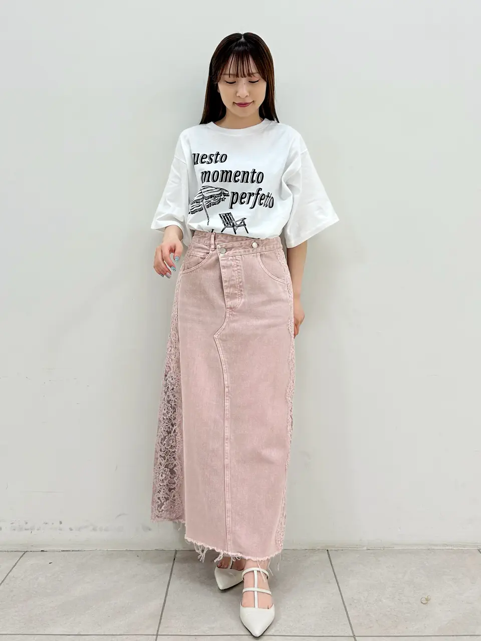 GRACE CONTINENTAL Miu Akamatsu コーディネート画像