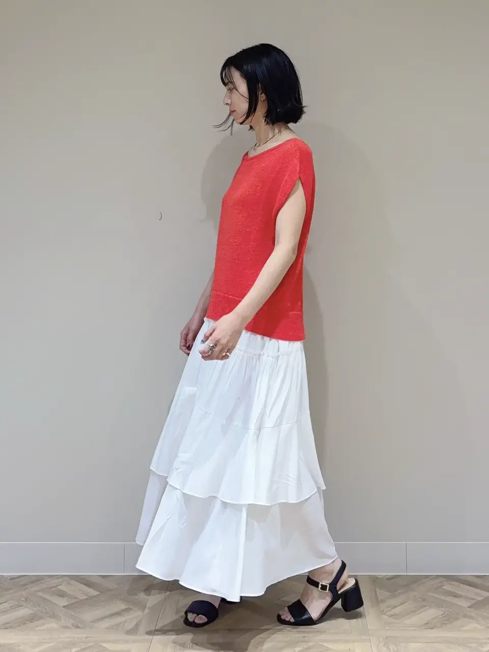 GRACE CONTINENTAL Hikaru Okada コーディネート画像