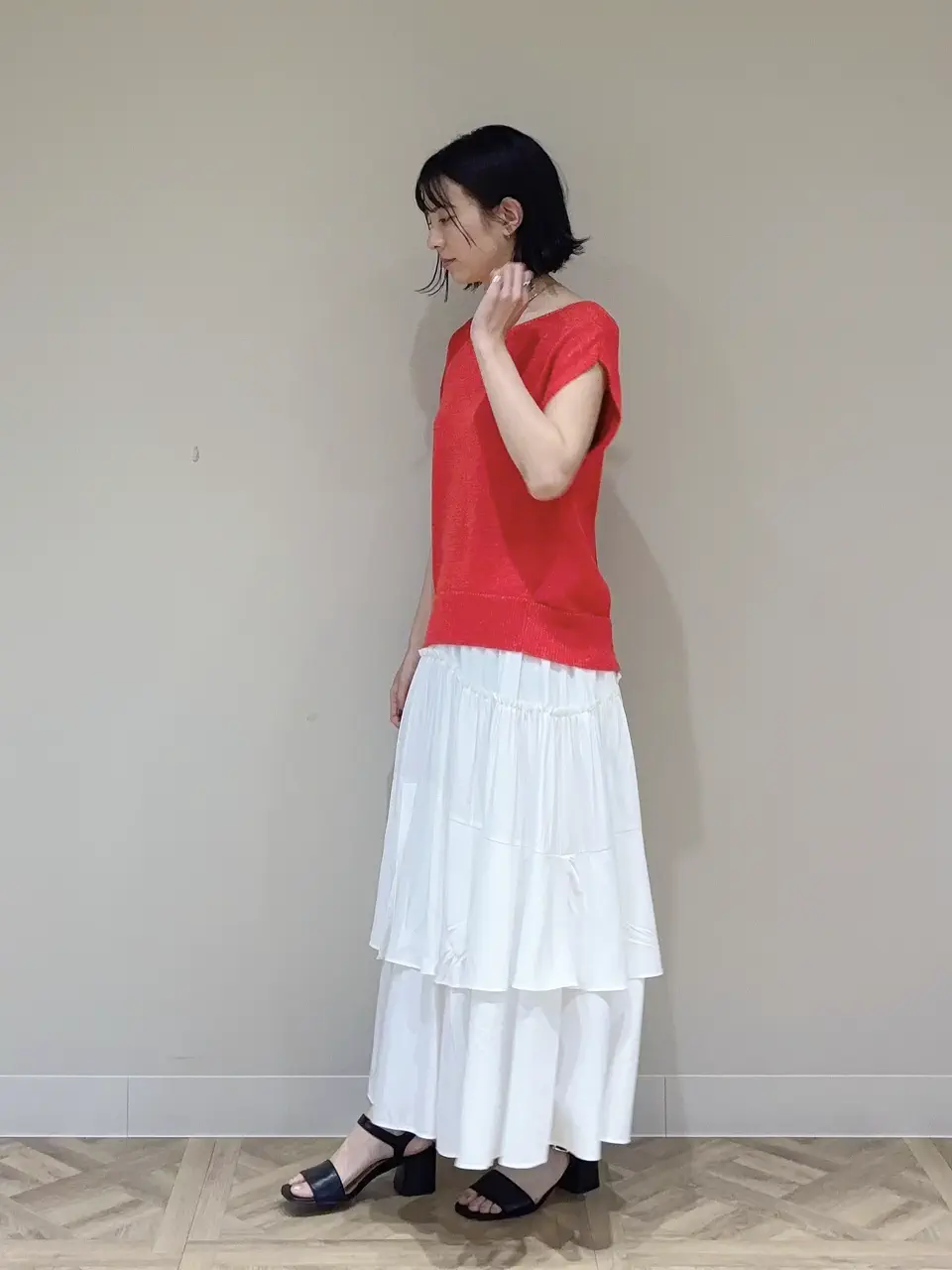 GRACE CONTINENTAL Hikaru Okada コーディネート画像