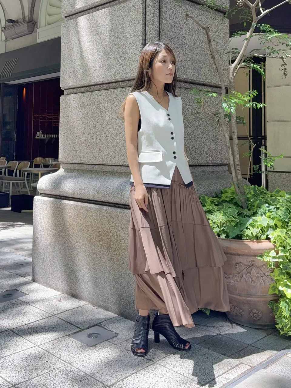 GRACE CONTINENTAL yukimi yonee コーディネート画像