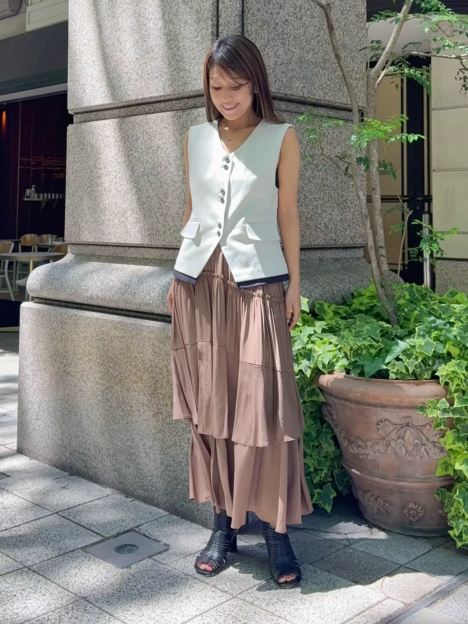 GRACE CONTINENTAL yukimi yonee コーディネート画像