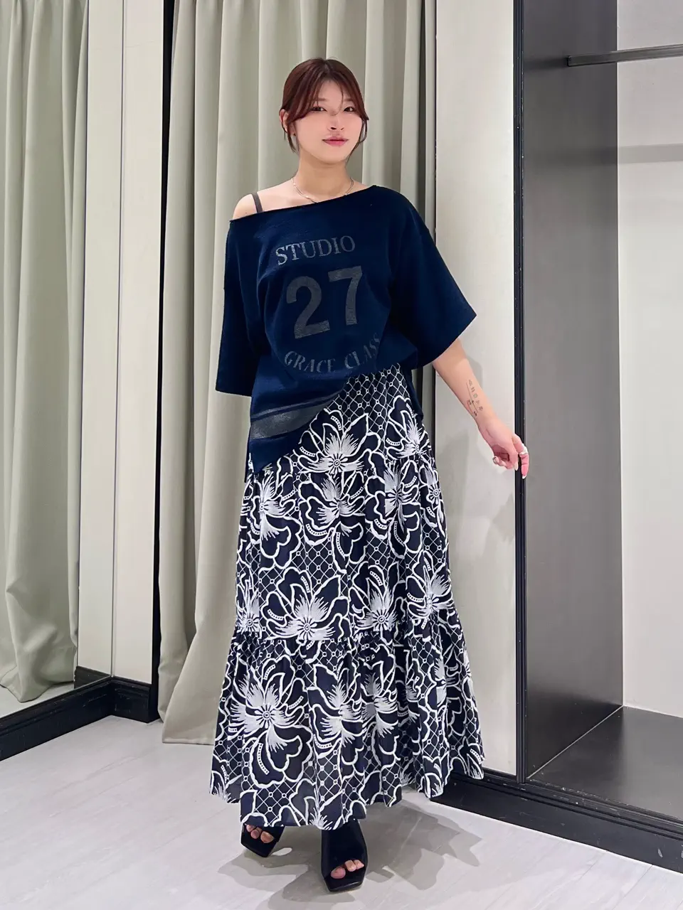 GRACE CONTINENTAL NORIA コーディネート画像