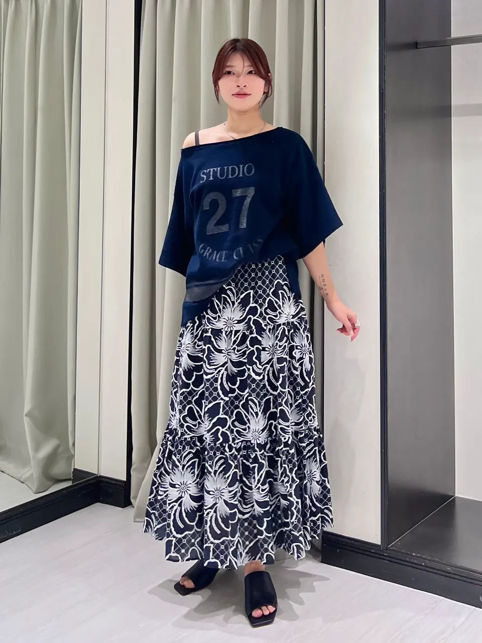 GRACE CONTINENTAL NORIA コーディネート画像