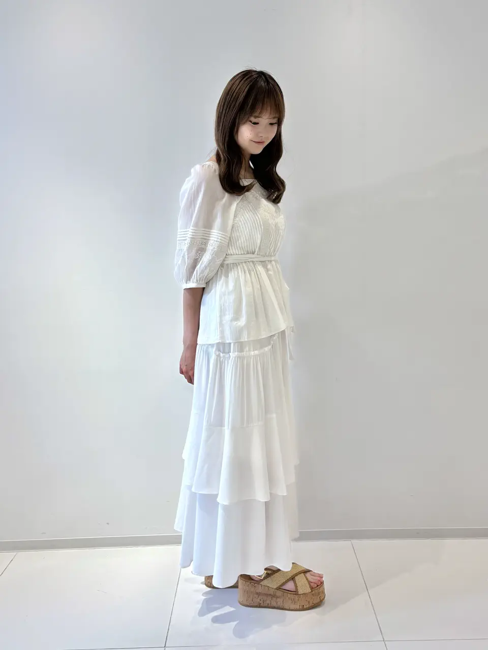 GRACE CONTINENTAL adachi miyuki コーディネート画像