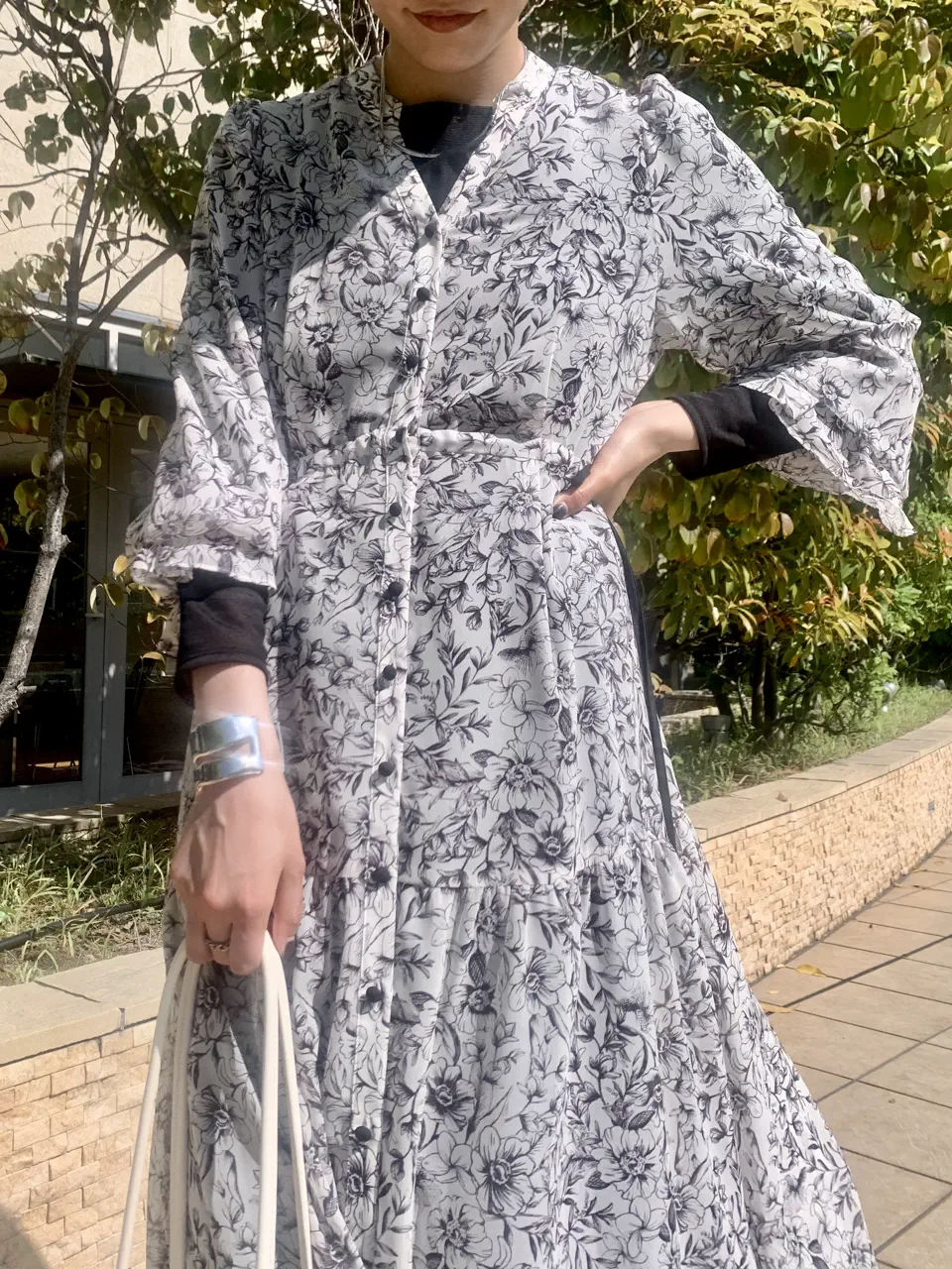 GRACE CONTINENTAL haruka iwasaki コーディネート画像