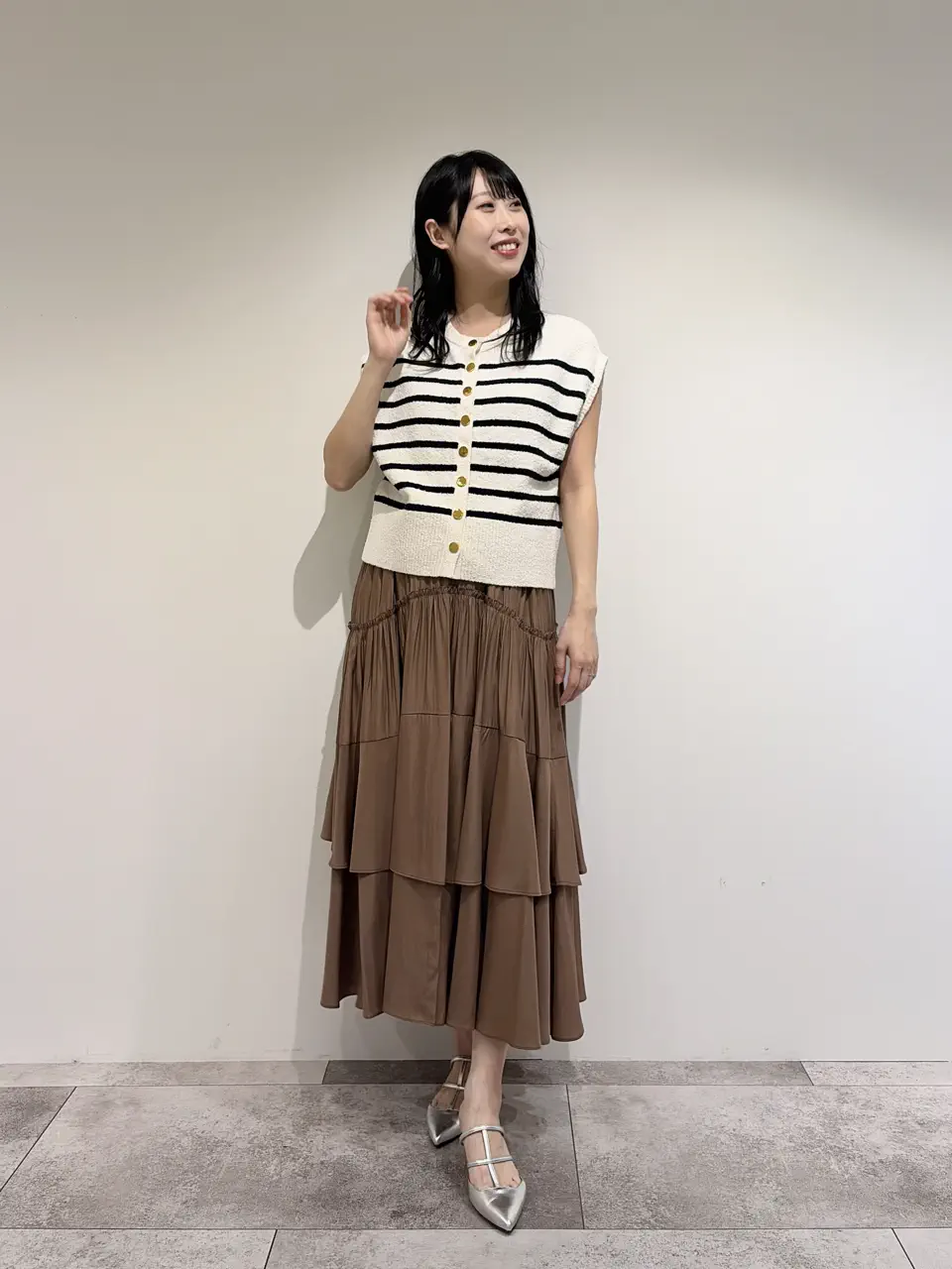  端場 わかな コーディネート画像