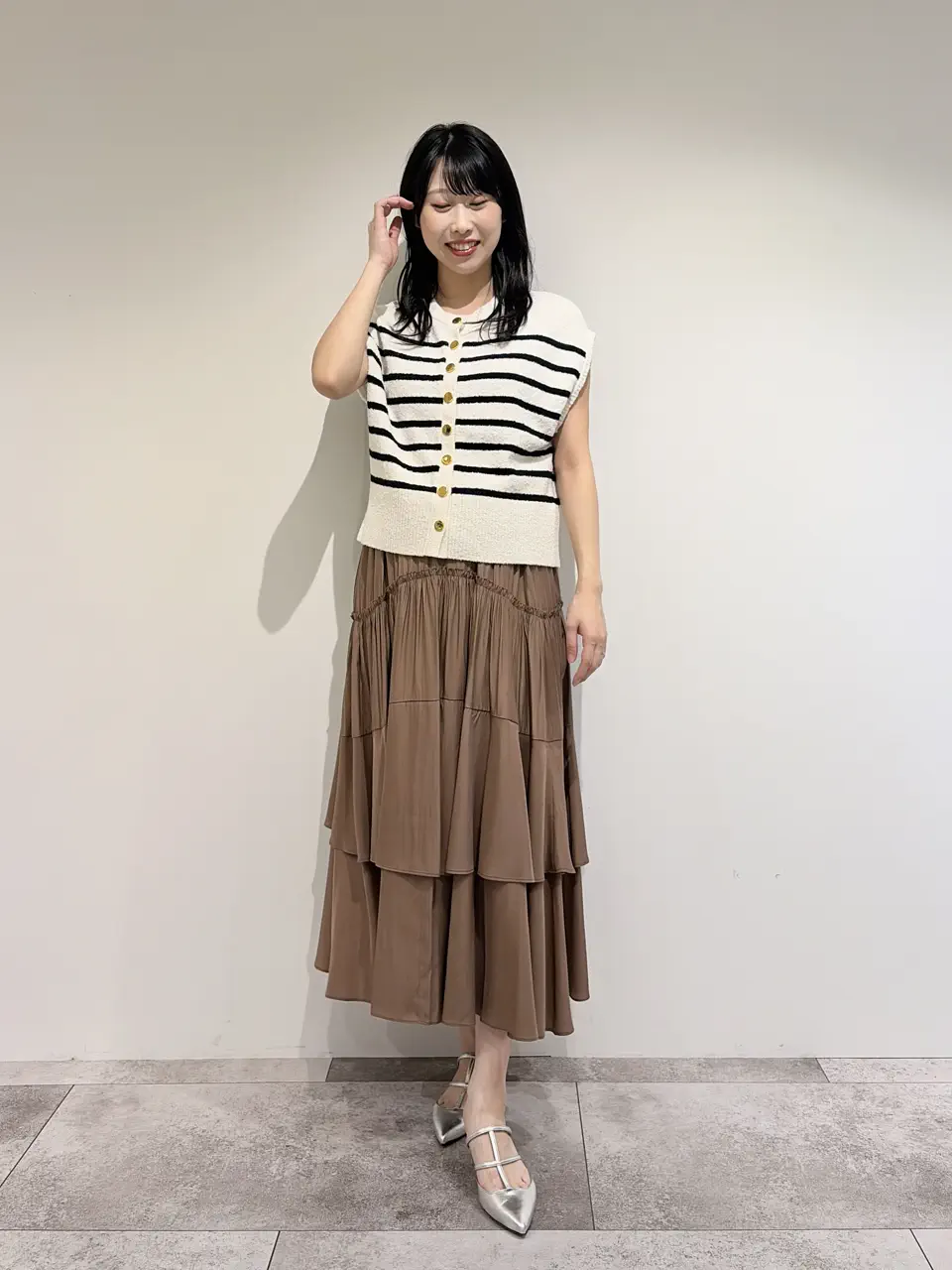 GRACE CONTINENTAL 端場 わかな コーディネート画像