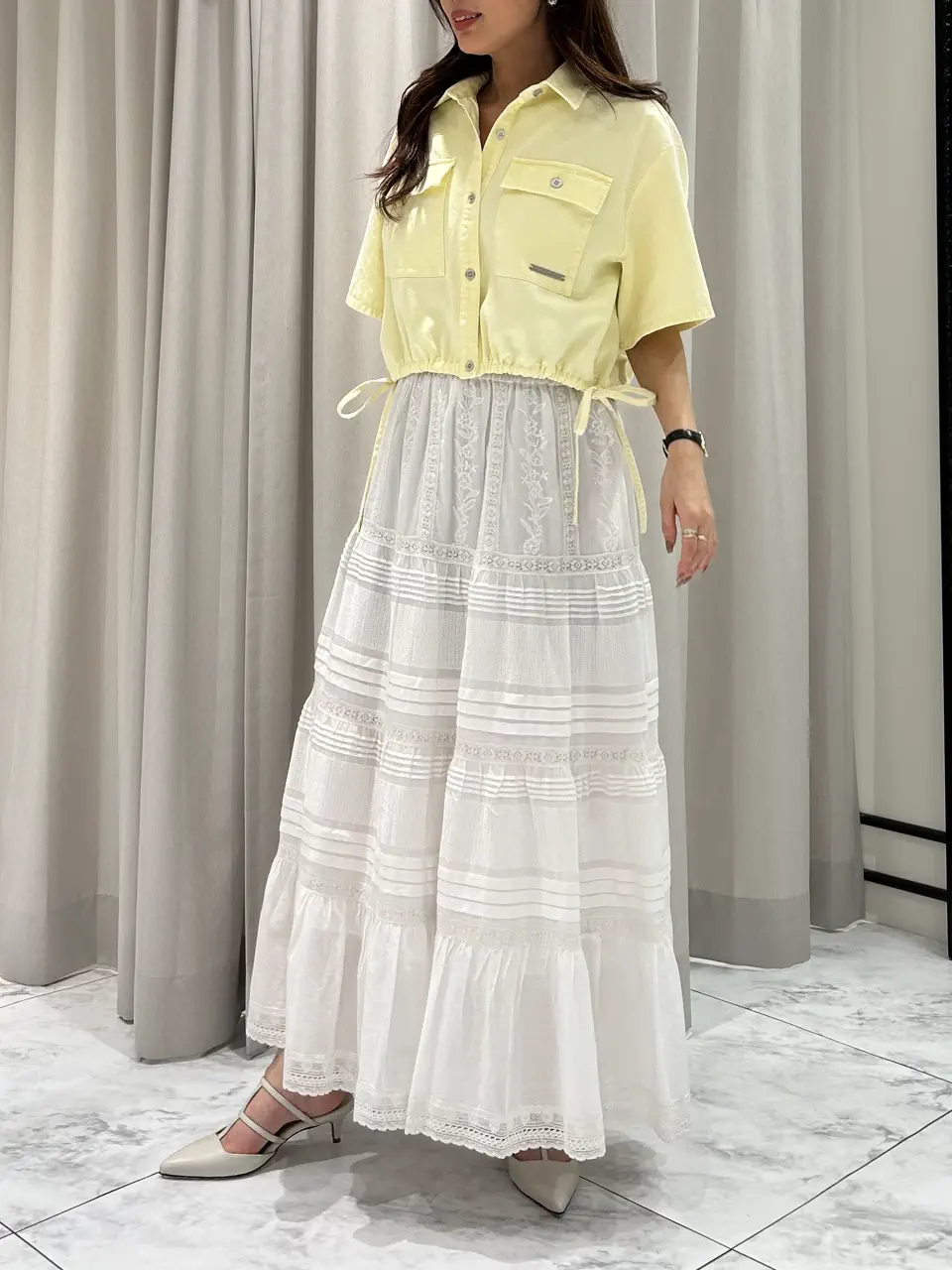 GRACE CONTINENTAL 志田　悠 コーディネート画像