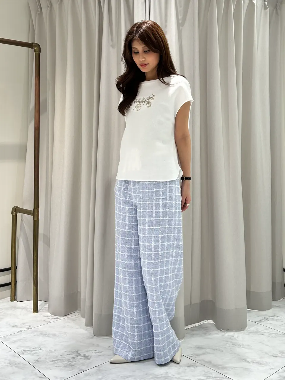 GRACE CONTINENTAL 志田　悠 コーディネート画像