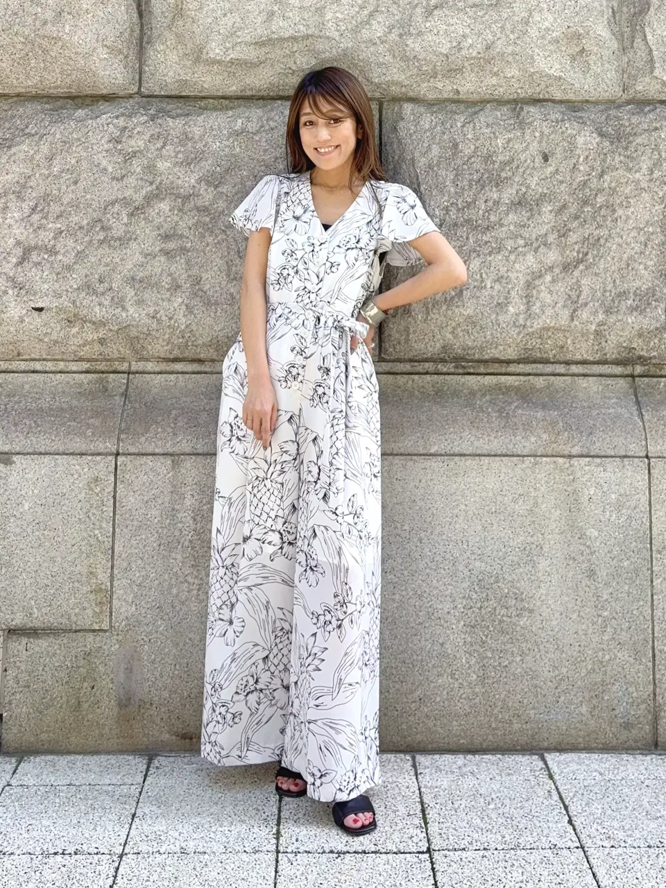 GRACE CONTINENTAL yukimi yonee コーディネート画像
