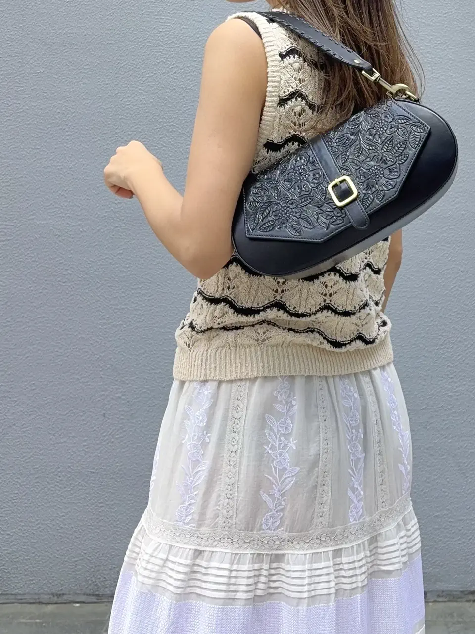 GRACE CONTINENTAL yukimi yonee コーディネート画像