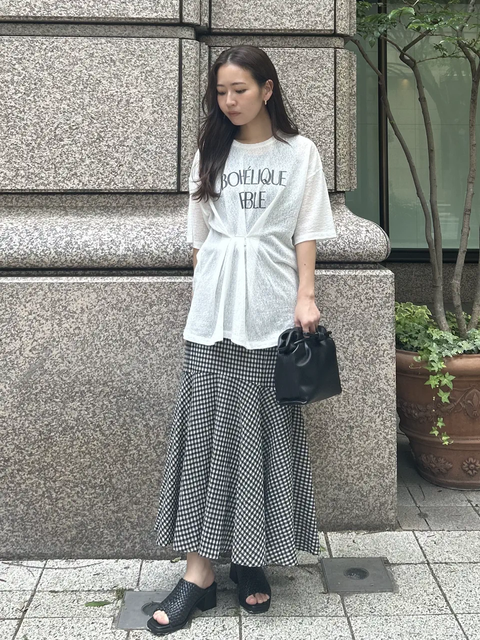 GRACE CONTINENTAL ERINA KATO コーディネート画像