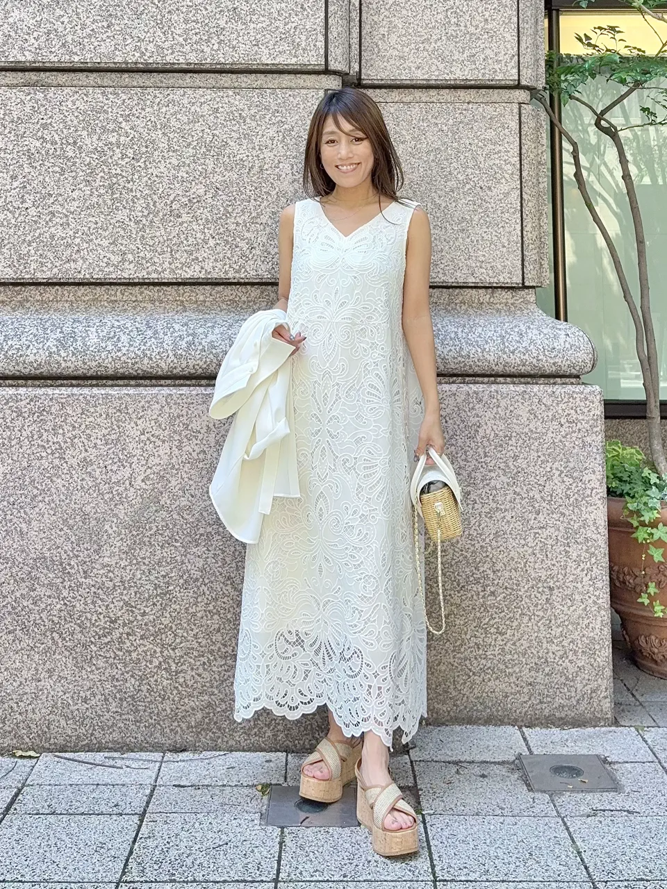 GRACE CONTINENTAL yukimi yonee コーディネート画像