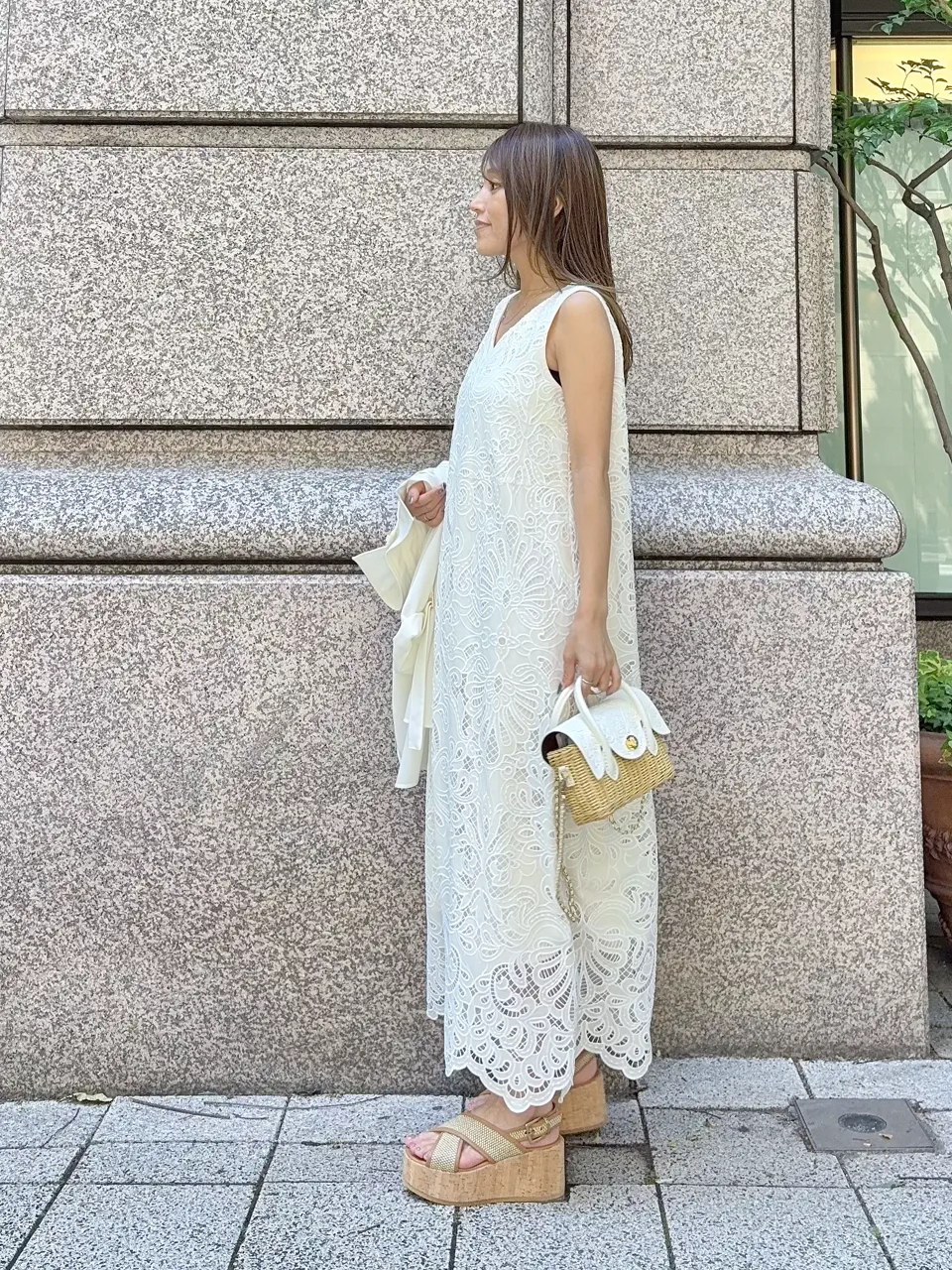 GRACE CONTINENTAL yukimi yonee コーディネート画像