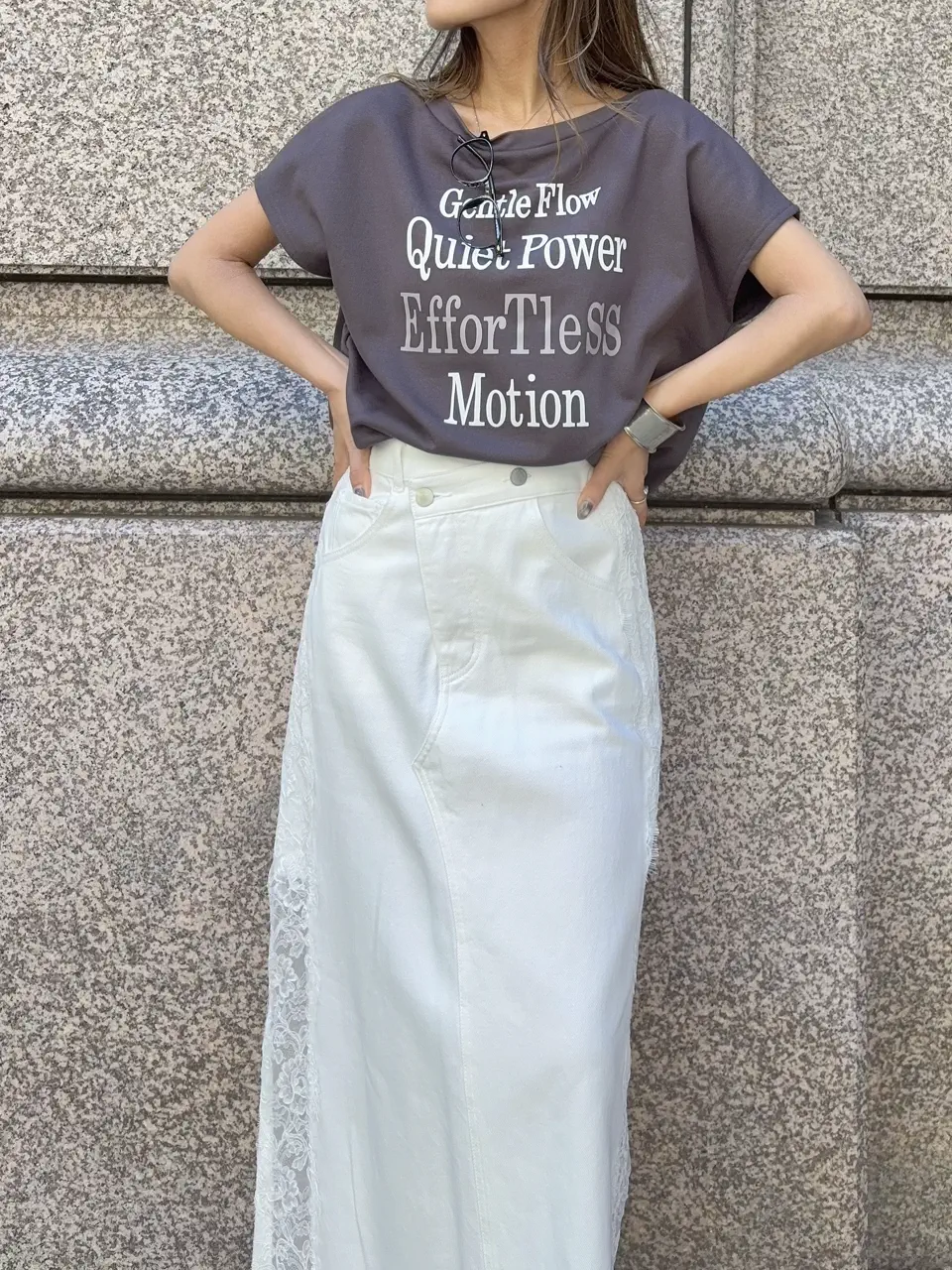 GRACE CONTINENTAL yukimi yonee コーディネート画像
