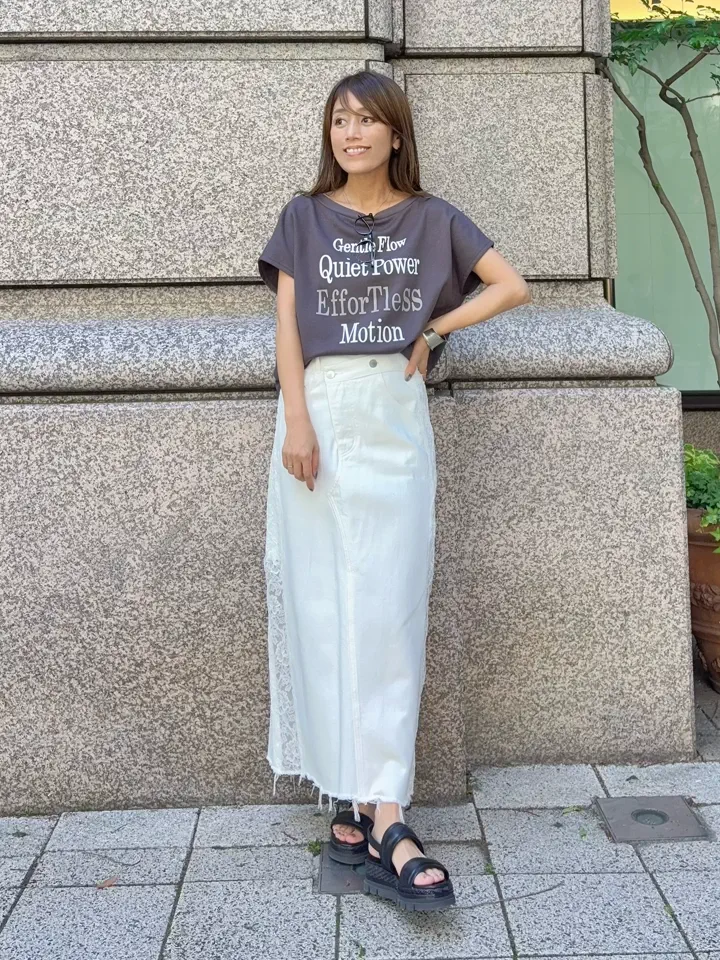 GRACE CONTINENTAL yukimi yonee コーディネート画像