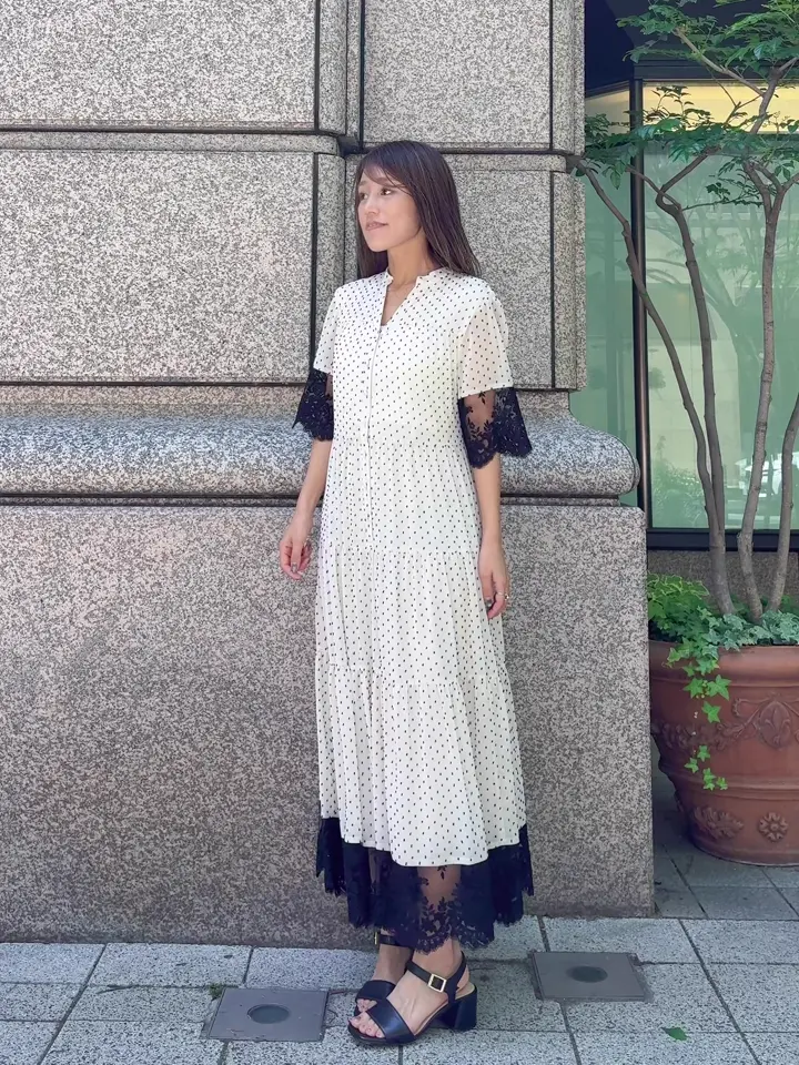 GRACE CONTINENTAL yukimi yonee コーディネート画像