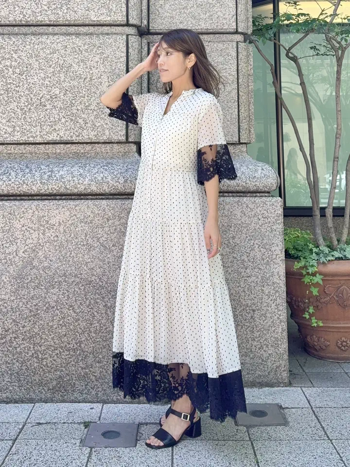 GRACE CONTINENTAL yukimi yonee コーディネート画像